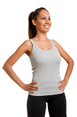 Image showing Sporty Woman Standing