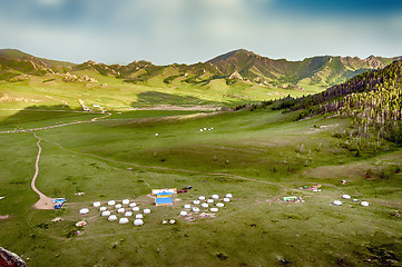 Image showing Mongolian Yourt Camp