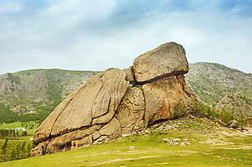 Image showing Turtle Rock Mongolia