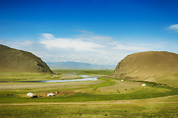 Image showing Mongolian steppe