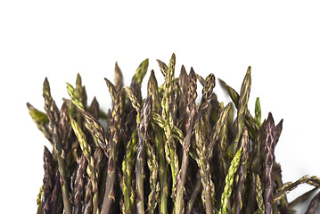 Image showing Fresh asparagus isolated