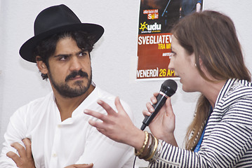 Image showing Alessandro Mannarino meets students in Palermo