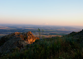 Image showing Elbrus in Distance