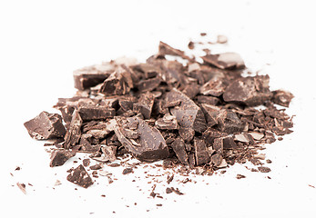 Image showing Chocolate pieces