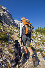 Image showing Hiking