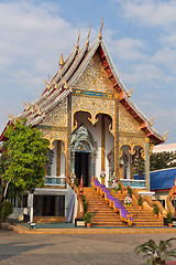 Image showing Entrance to a Thai temple