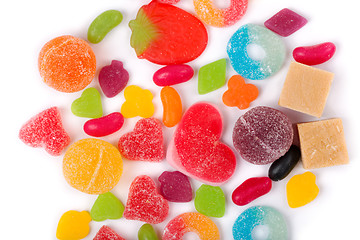Image showing Fruit candy multi-colored