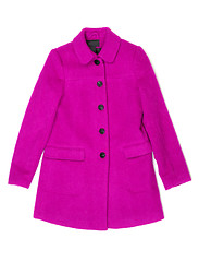 Image showing New female fashion purple coat