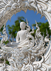 Image showing Close up detail of the White Temple.