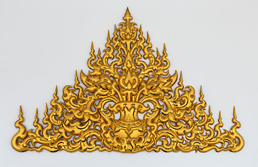 Image showing gold stucco Thai style