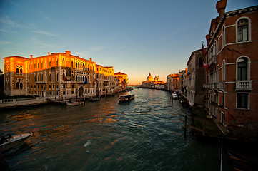 Image showing Venice Italy grand canal view