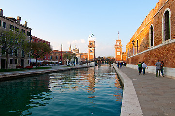 Image showing Venice Italy Arsenale 