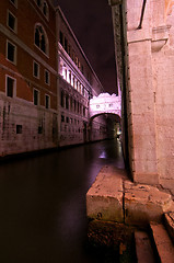 Image showing Venice Italy sight bridge