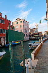 Image showing Venice Italy unusual scenic view