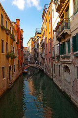 Image showing Venice Italy unusual pittoresque view