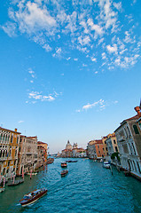 Image showing Venice Italy grand canal view