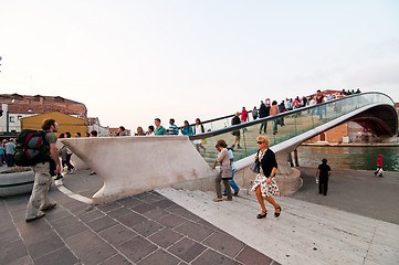 Image showing Venice Calatrava bridge della costituzione