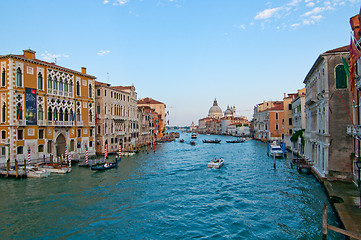 Image showing Venice Italy grand canal view