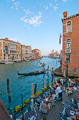 Image showing Venice Italy grand canal view