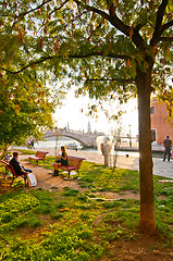 Image showing Venice Italy unusual scenic view