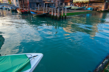 Image showing Venice Italy San Trovaso squero view