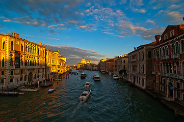 Image showing Venice Italy grand canal view