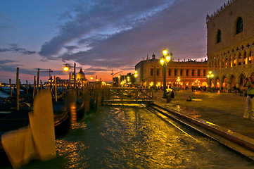 Image showing Venice Italy unusual scenic view