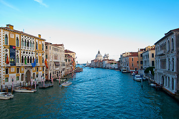 Image showing Venice Italy grand canal view