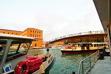 Image showing Venice Calatrava bridge della costituzione