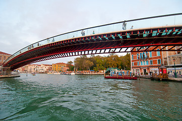 Image showing Venice Calatrava bridge della costituzione