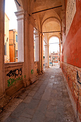 Image showing Venice Italy scuola San Rocco back view