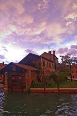 Image showing Venice Italy San Trovaso squero view