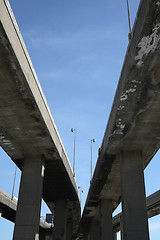 Image showing Under the highway viaducts