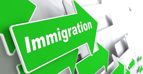 Image showing Immigration. Social Background.