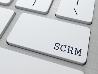 Image showing SCRM. Information Technology Concept.