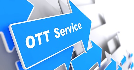 Image showing OTT Service.  Information Technology Concept.