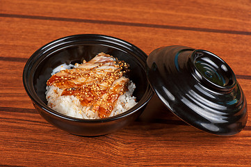 Image showing eel with rice