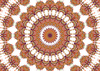 Image showing Abstract concentric pattern