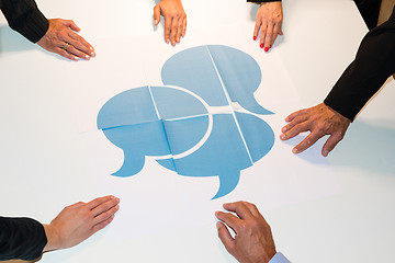 Image showing Communication - speech bubbles