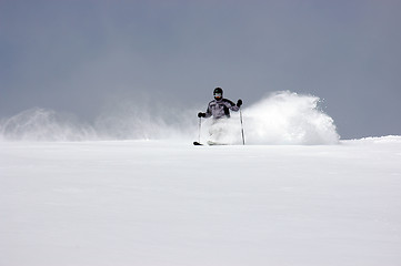 Image showing Skiing