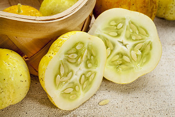 Image showing lemon cucumbers