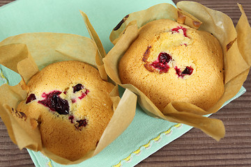 Image showing Homemade muffins