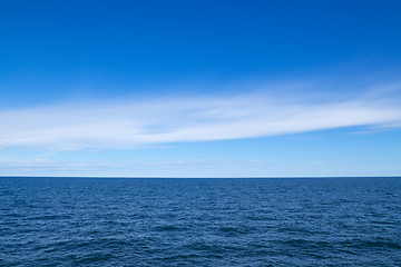 Image showing Baltic sea and blue sky