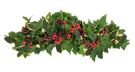 Image showing Christmas Floral Arrangement