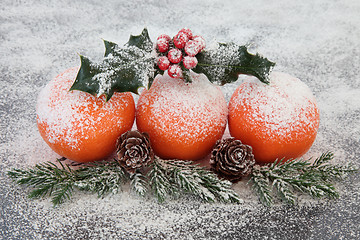 Image showing Christmas Fruit Decoration