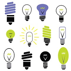 Image showing set of bulbs