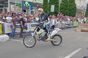 Image showing Enduro rider