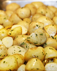 Image showing Fried Baby Potatoes