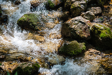 Image showing Waterfall in Bavarian Alps