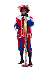 Image showing Zwarte Piet is singing